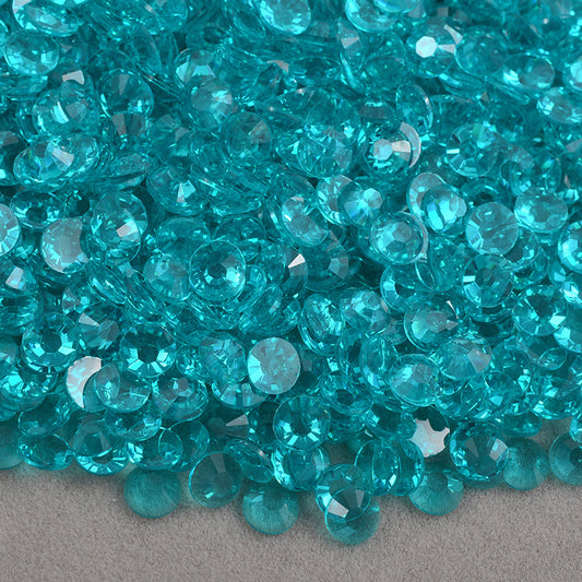 Aqua - Transparent Resin Rhinestones (3mm, 4mm & 5mm) image 0