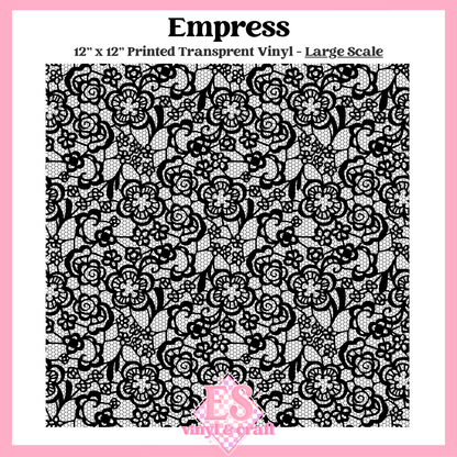 Empress Transparent - Small or Large Scale Options - 12" x 12" Shee image 2