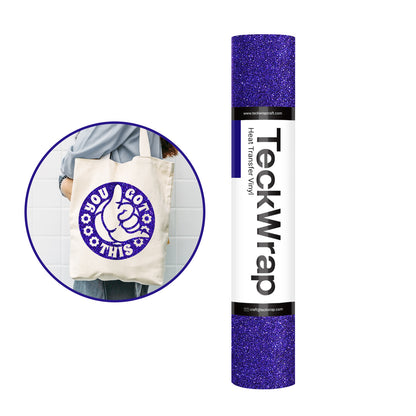 Glitter Heat Transfer Vinyl - 12''
