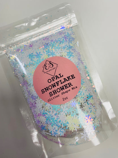 Opal Snowflake Shower - Chunky Glitter Mix image 0