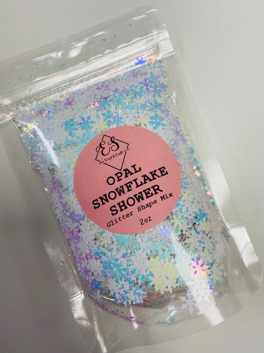 Opal Snowflake Shower - Chunky Glitter Mix image 0