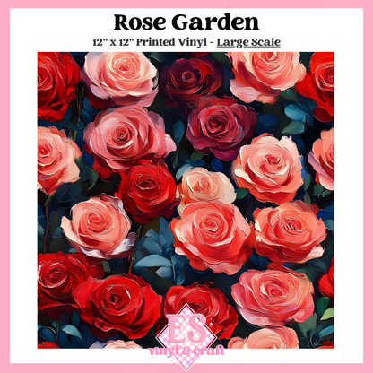 Rose Garden - Small or Large Scale Options - 12" x 12" Sheet image 2
