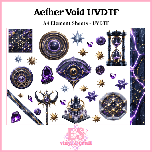 Aether Void - UVDTF Element Sheet