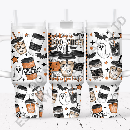 40oz Tumbler Wraps - UV-DTF (2 Wraps - Top and Bottom) image 1