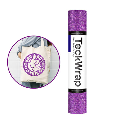 Glitter Heat Transfer Vinyl - 12''