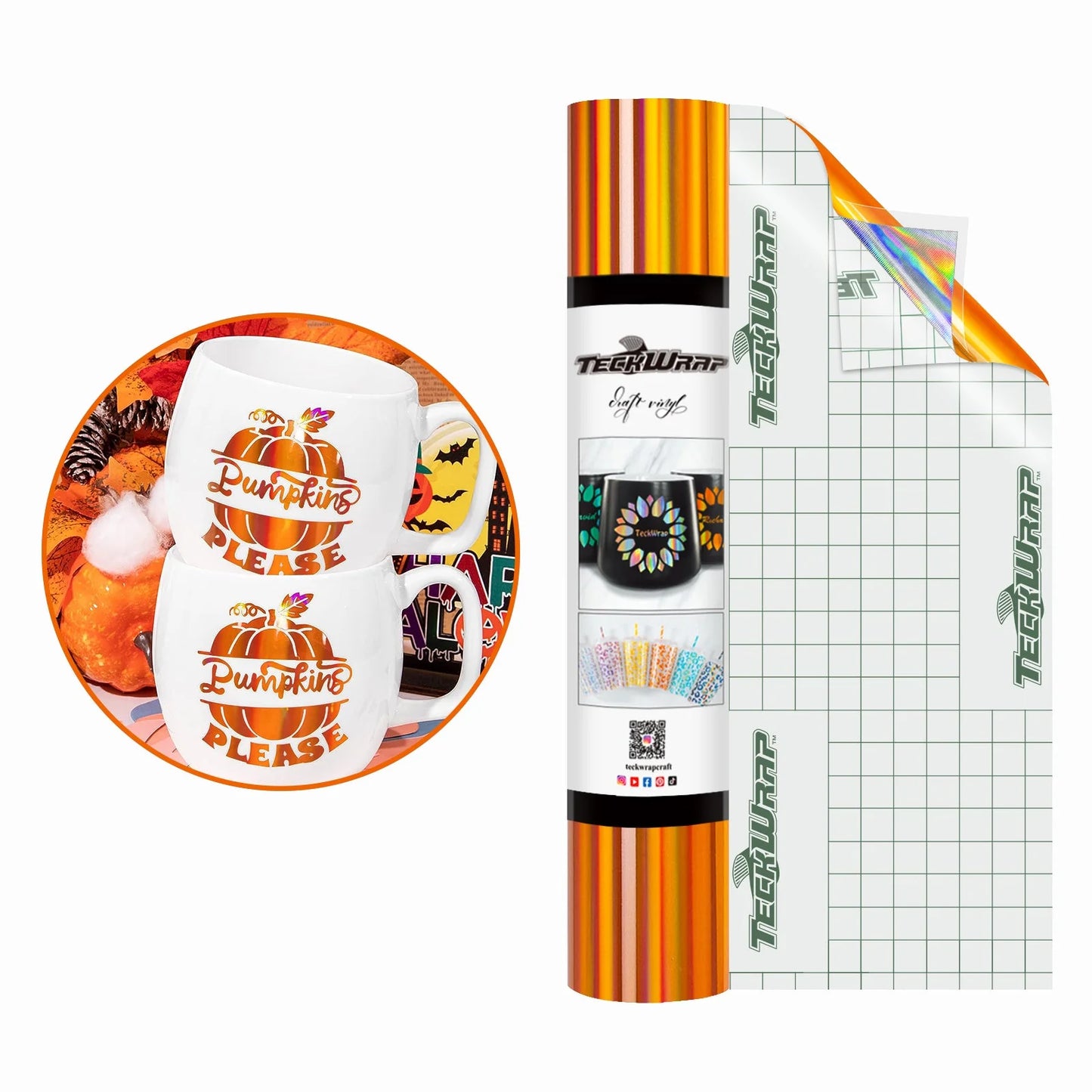 Holographic Glossy Rainbow Vinyl