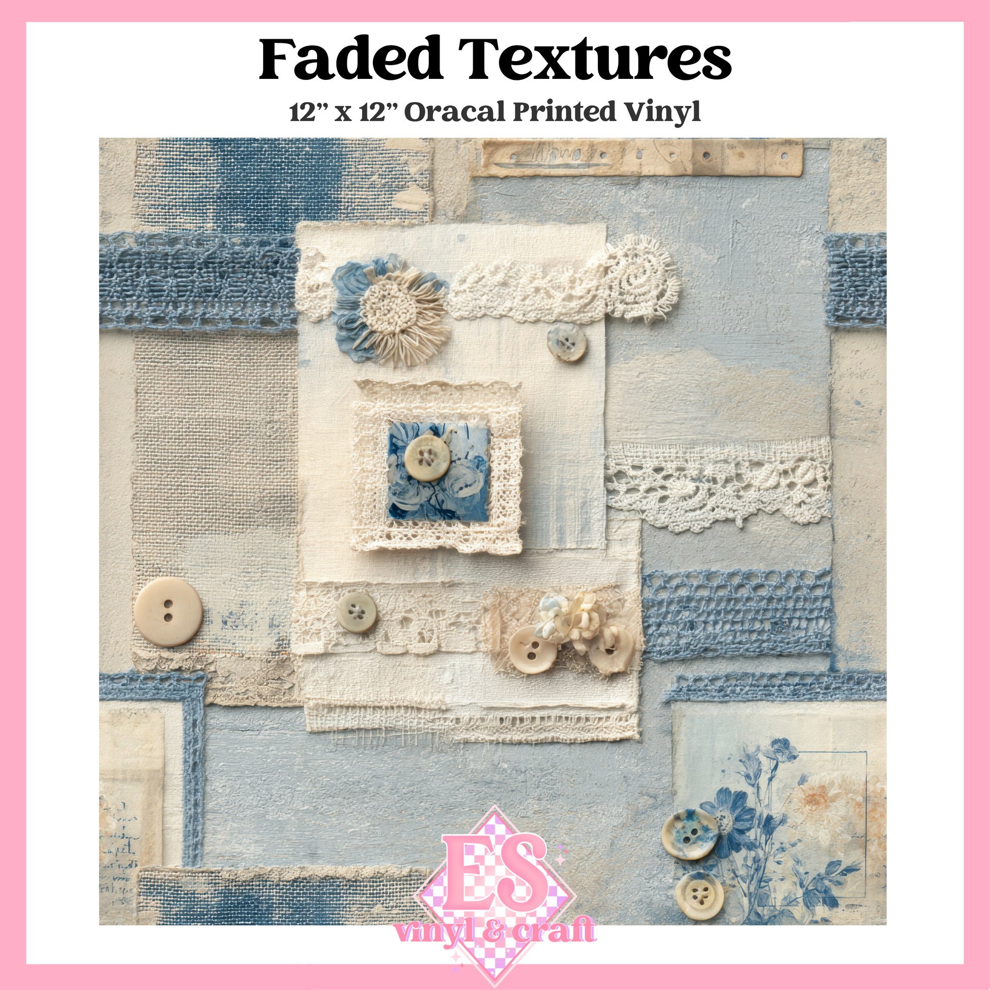 Whispered Linen Collection - 12" x 12" Sheet (12 Different Designs) image 9