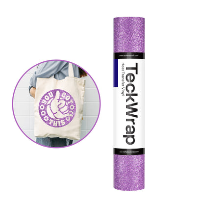 Glitter Heat Transfer Vinyl - 12''