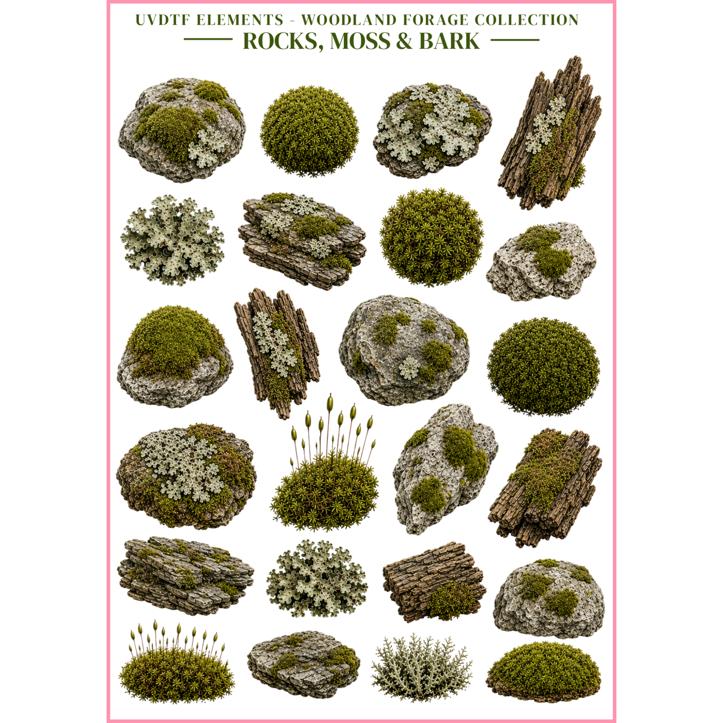 UVDTF Elements - Woodland Forage