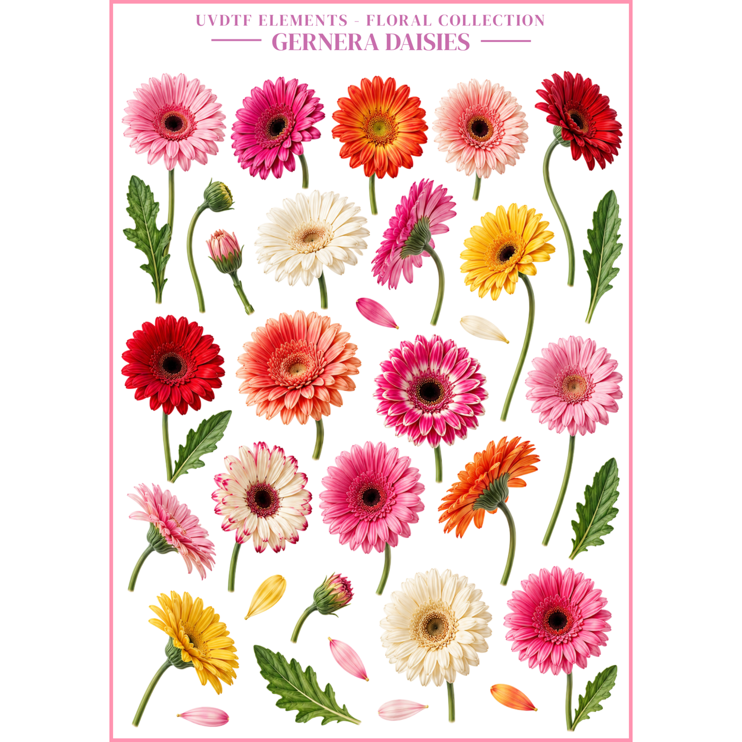 UVDTF Elements - Floral Collection