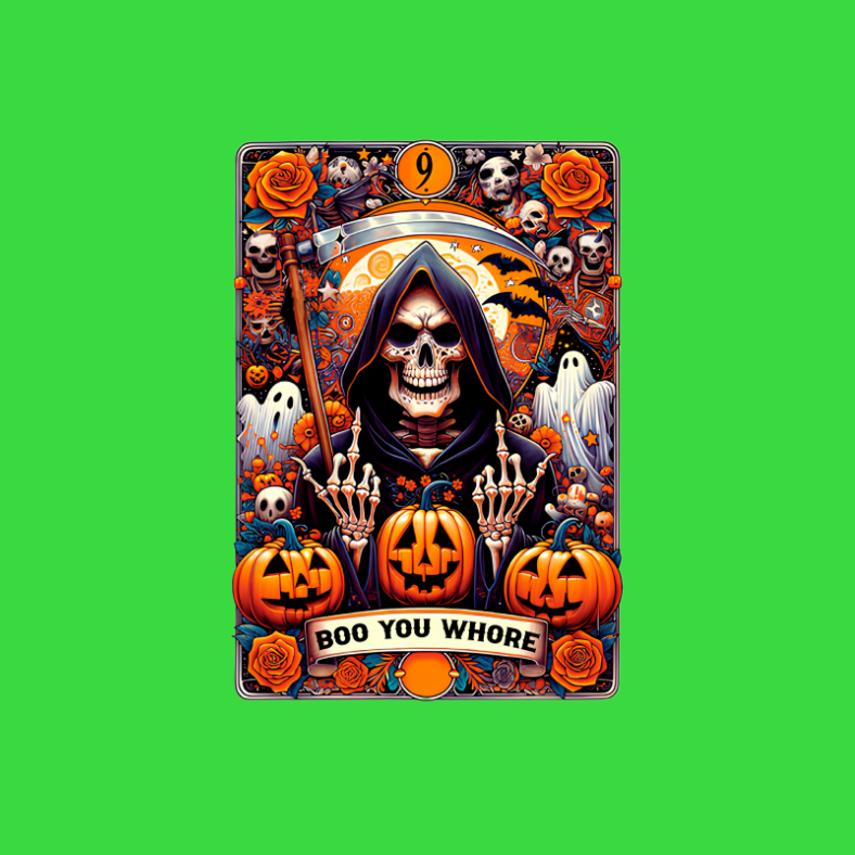 Halloween Tarot Card Decals - Teckwrap Glow in the Dark 3 image 5