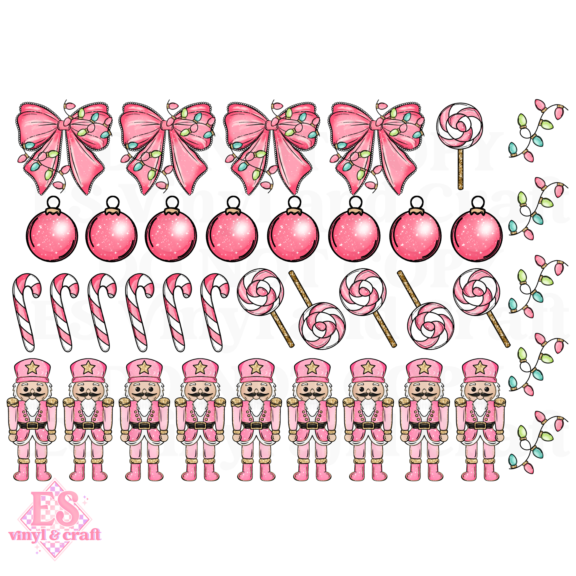 Pink Nutcracker 2 - UVDTF (A4 Sheet) 210mm x 300mm image 1