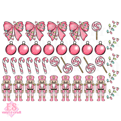 Pink Nutcracker 2 - UVDTF (A4 Sheet) 210mm x 300mm image 1