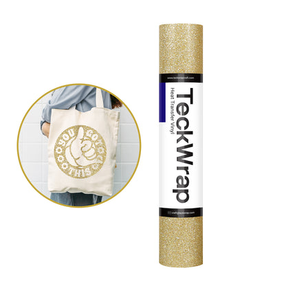 Glitter Heat Transfer Vinyl - 12''