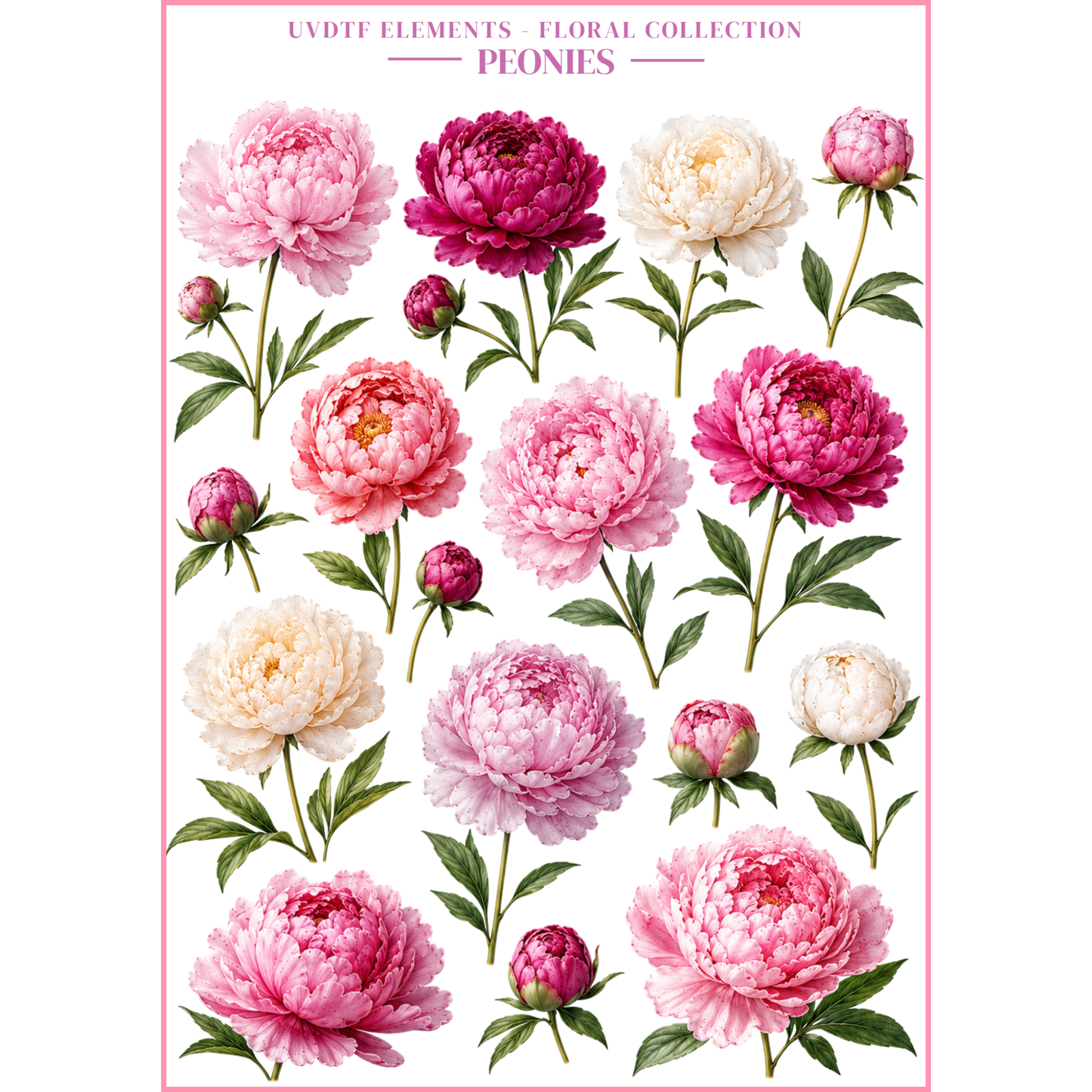 UVDTF Elements - Floral Collection