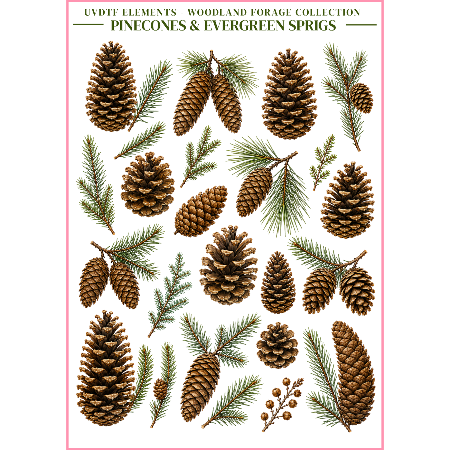 UVDTF Elements - Woodland Forage