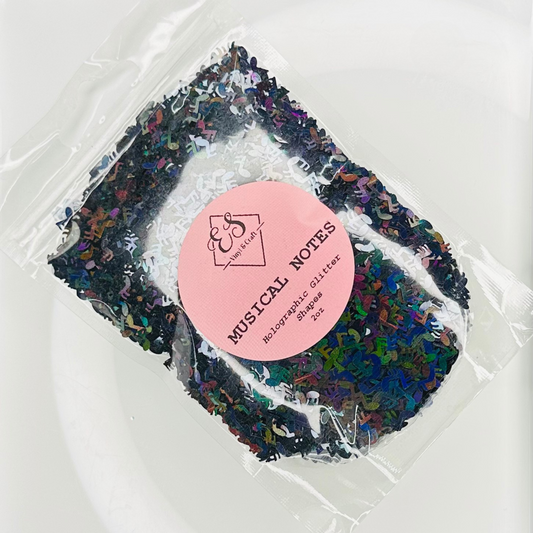 Musical Notes - Glitter Shapes Chunky Glitter Mix image 0