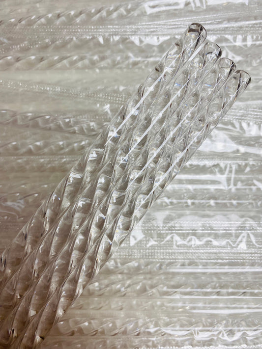 Clear Swirl Straw image 0