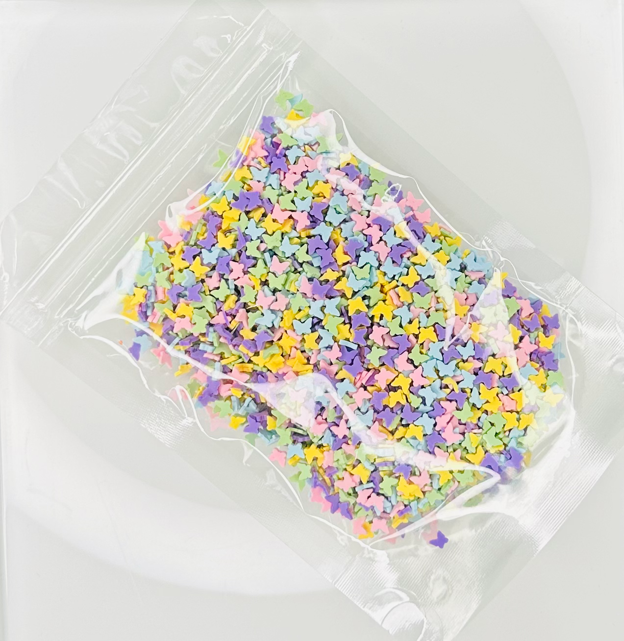 Pastel Butterflies  - Polymer Clay Slices image 1