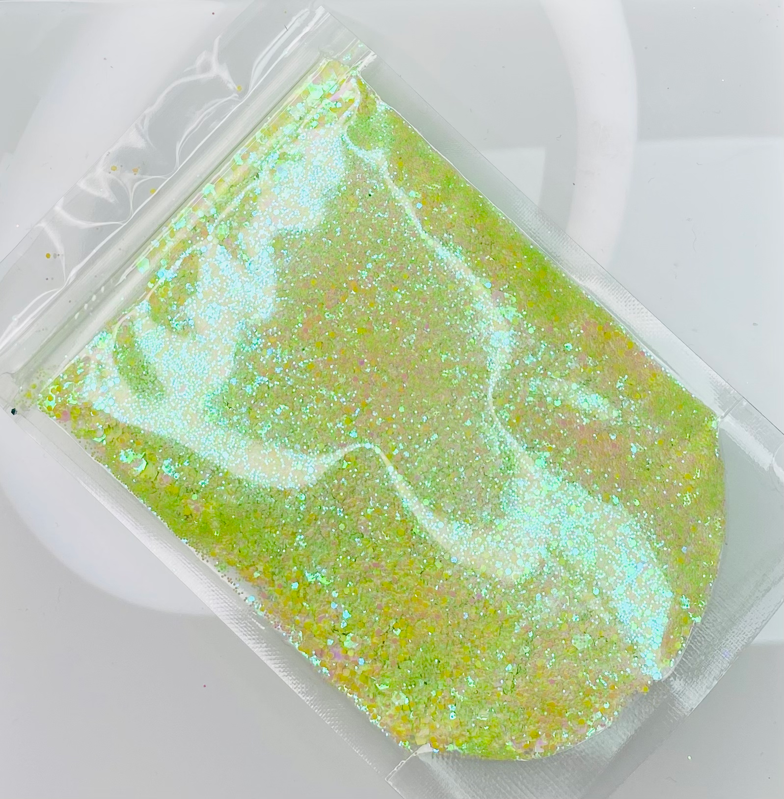 Key Lime - Special Opal Chunky Glitter Mix image 1