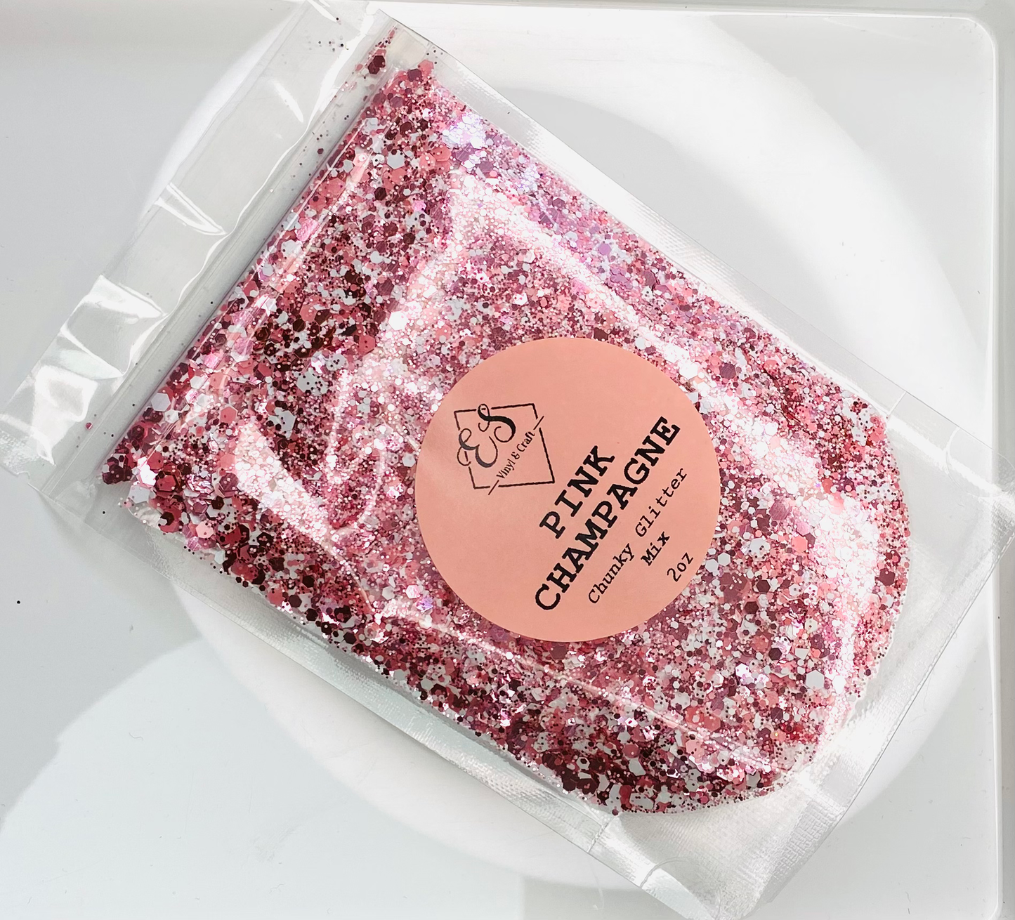 Pink Champagne - Chunky Glitter Mix image 0