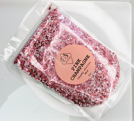 Pink Champagne - Chunky Glitter Mix image 0