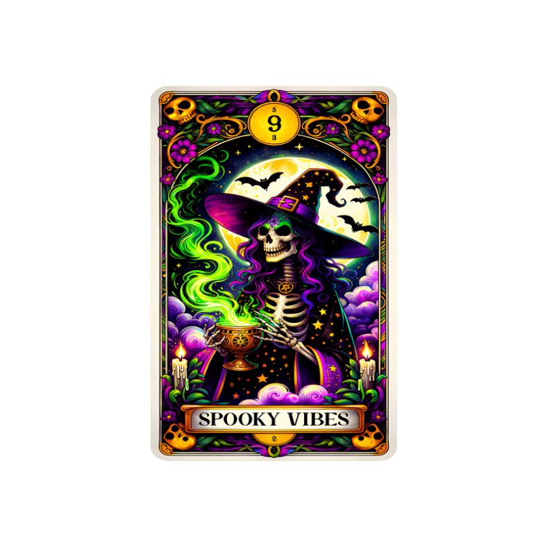 Halloween Tarot Card Decals - White Glossy Section 3 image 10