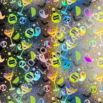 UV Printed Holographic Teckwrap Permanent Vinyl - A4 or 12" x 12" Sheet image 2