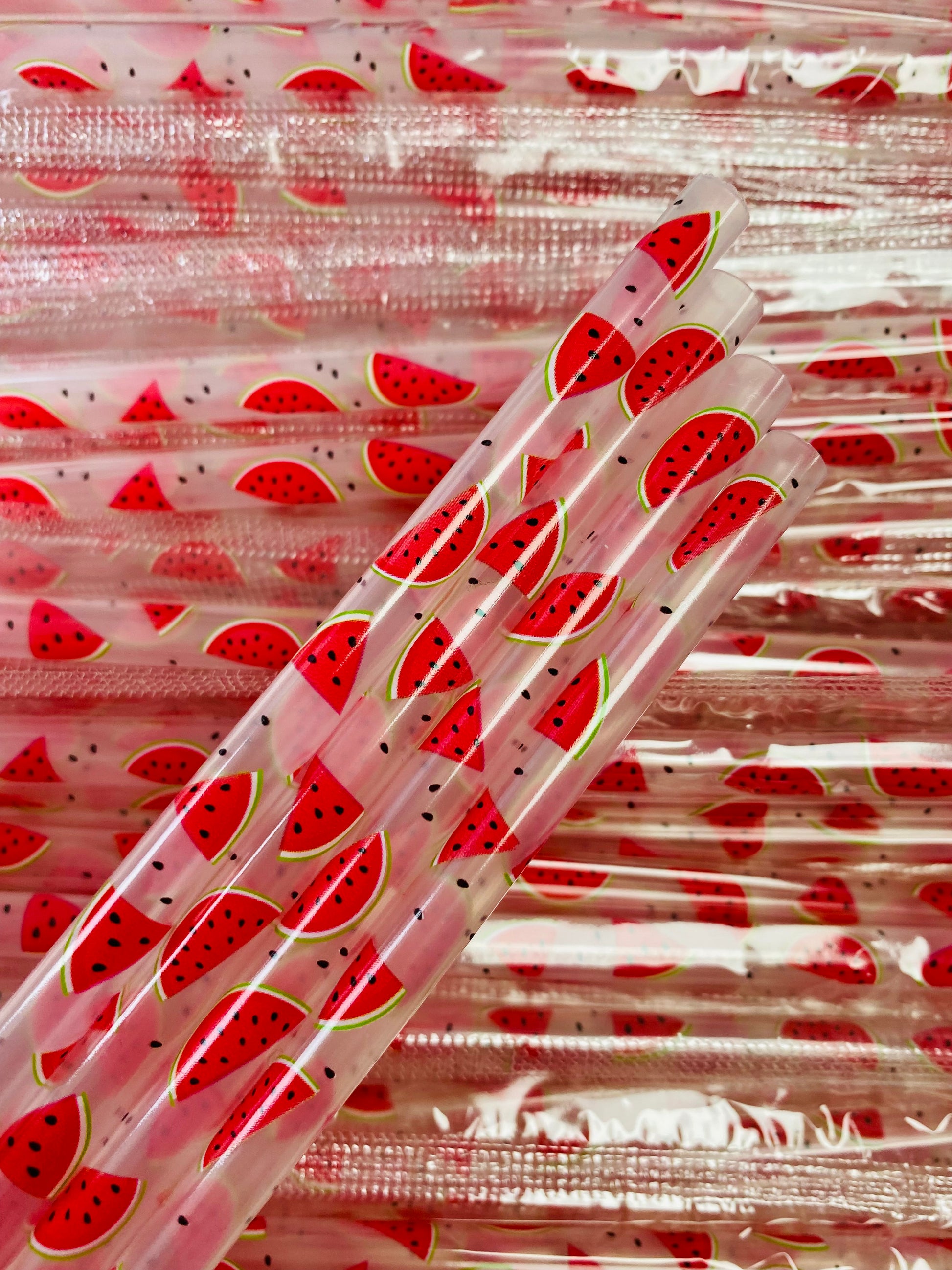 Watermelon Clear Straw image 0