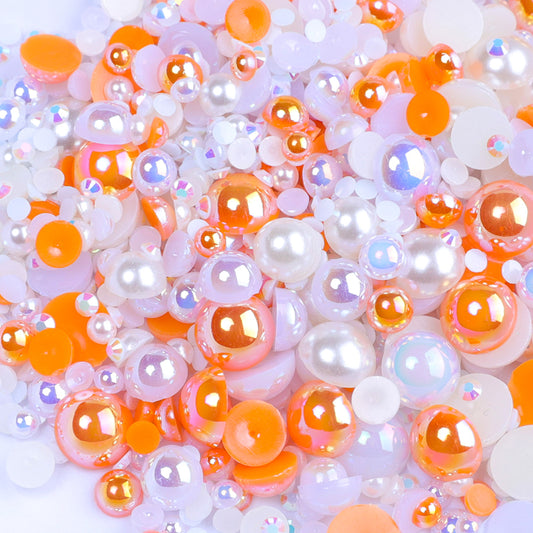Apple Jack - Pearl & Rhinestone Mix image 0