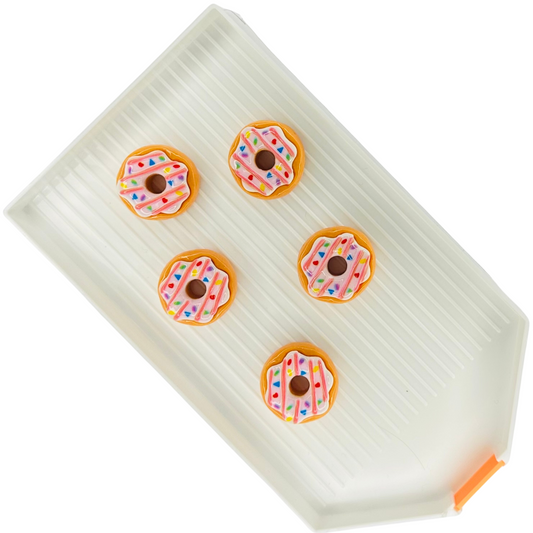 White Iced Doughnut (Pack of 5) image 0