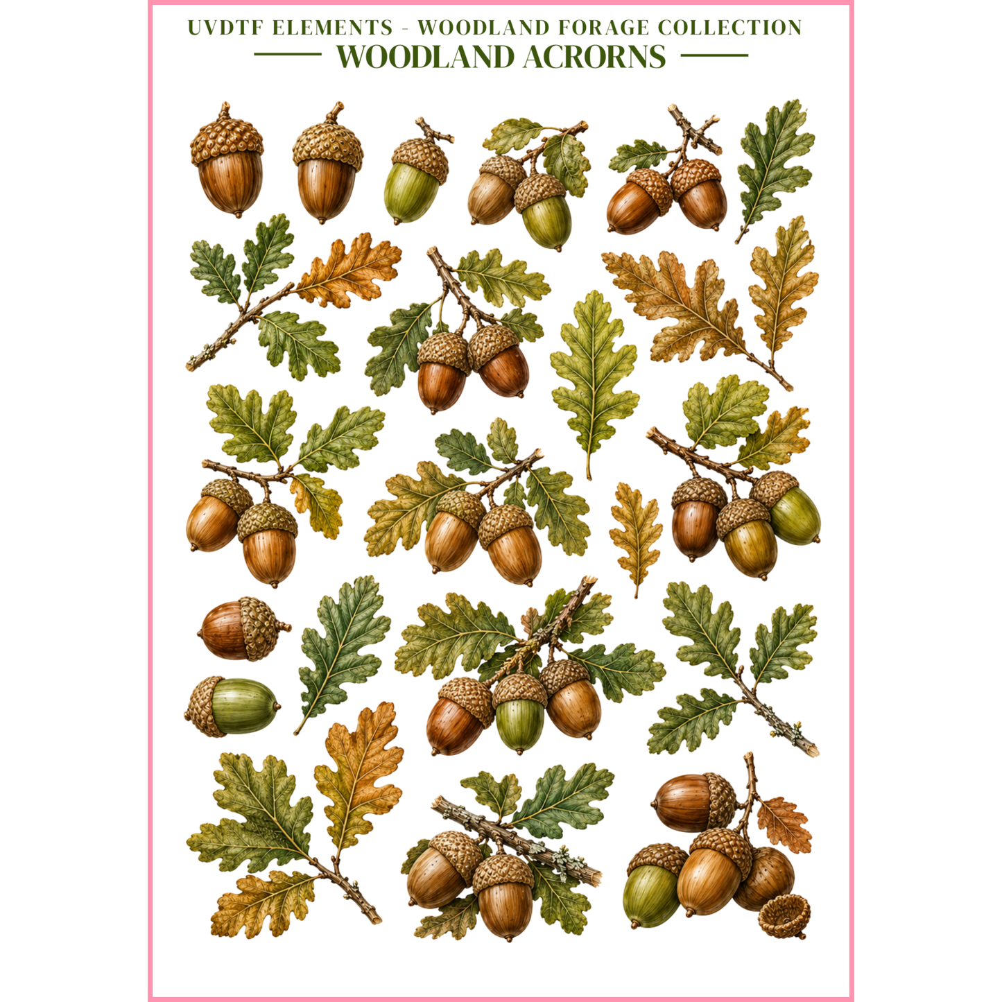 UVDTF Elements - Woodland Forage