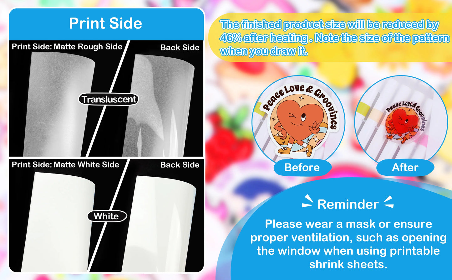 Teckwrap Printable Shrink Sheets - Translucent (Pens or Inkjet Printer) image 4
