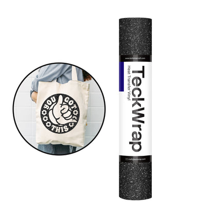 Glitter Heat Transfer Vinyl - 12''