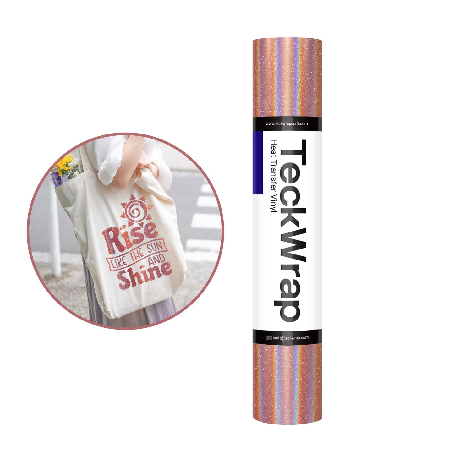 Teckwrap Holographic Shimmer Heat Transfer Vinyl