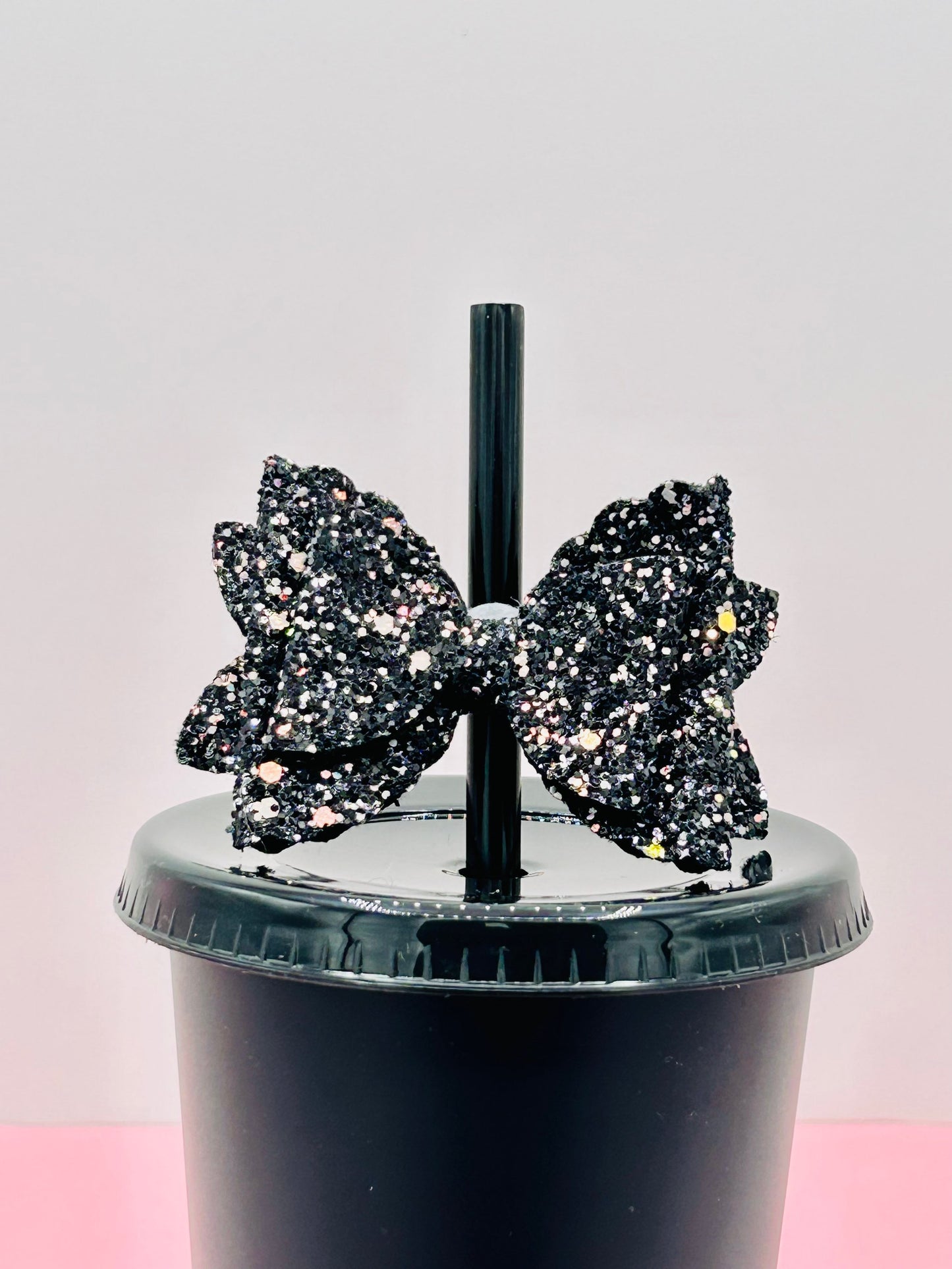 Bow Straw Topper - Black Diamond image 0
