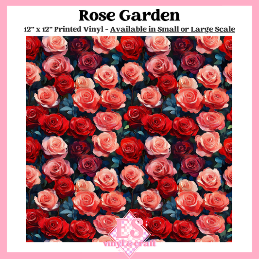 Rose Garden - Small or Large Scale Options - 12" x 12" Sheet image 0
