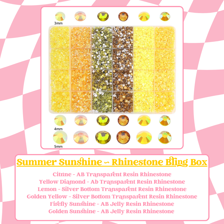 Rhinestone Bling Boxes (3mm, 4mm and 5mm) Contains Approximately 18,600!! image 3
