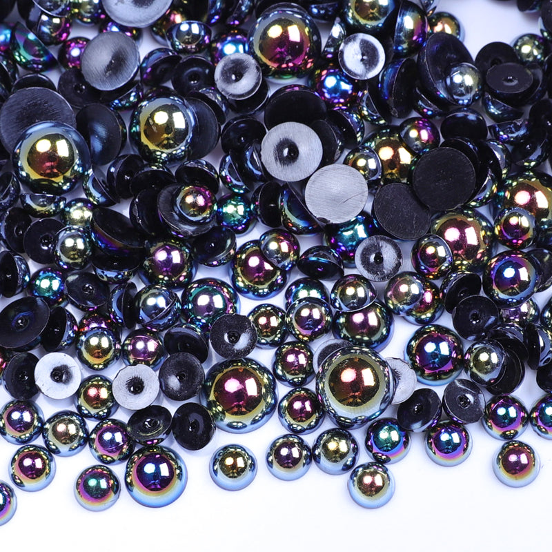 Oil Slick Black - Pearl Mix 6mm, 8mm & 10mm image 0