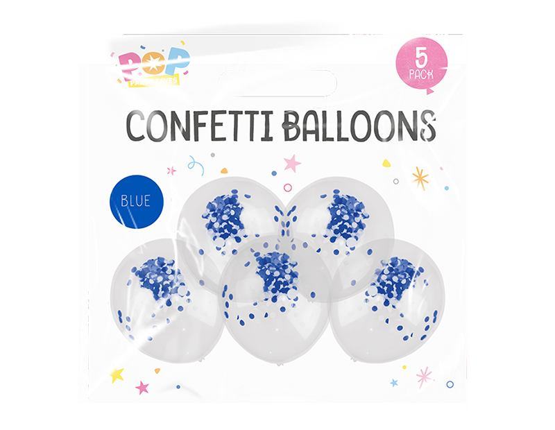 Confetti Balloons - Pack of 5 image 3