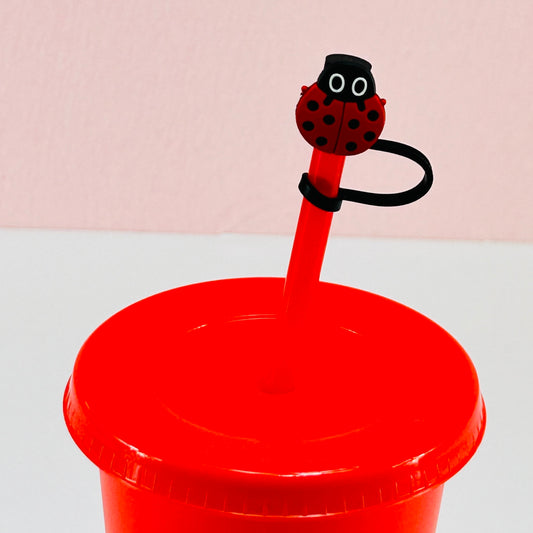 Ladybug - Straw Topper image 0
