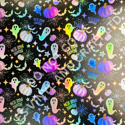 UV Printed Holographic Teckwrap Permanent Vinyl - A4 or 12" x 12" Sheet image 4