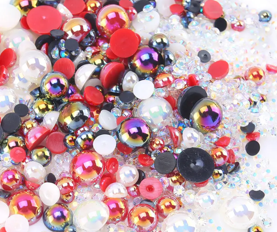 Hey Mickey! - Pearl & Rhinestone Mix image 0