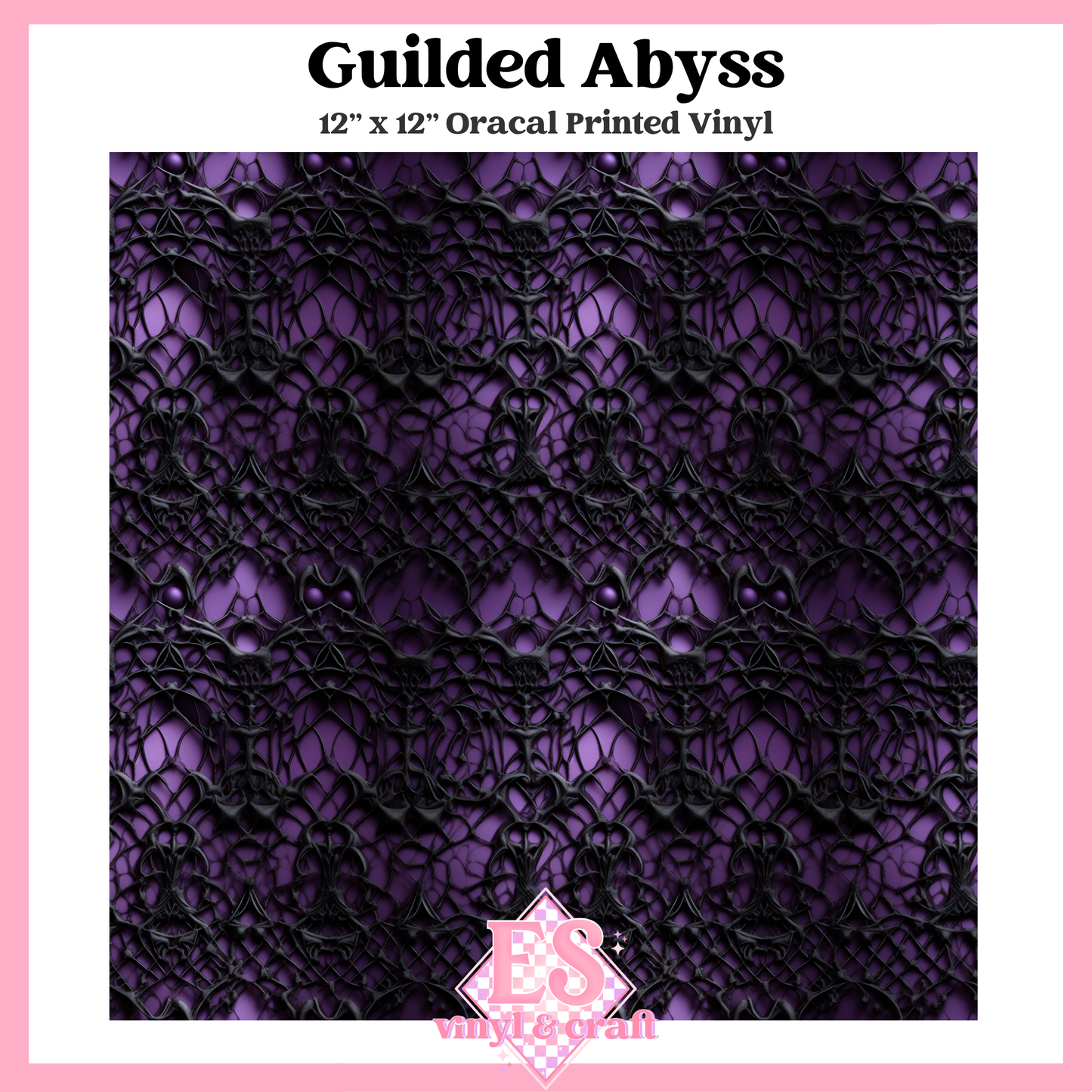 Obsidian Amethyst Collection - 12" x 12" Sheet (12 Different Designs) image 8