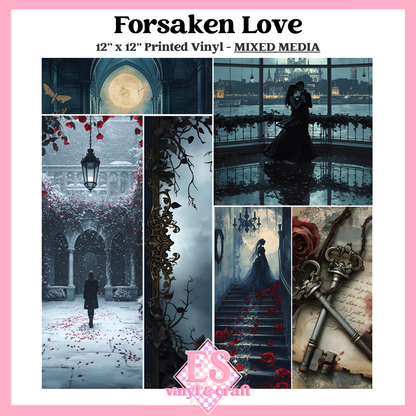 Forsaken Love - Mixed Media Vinyl - 12" x 12" Sheet image 0