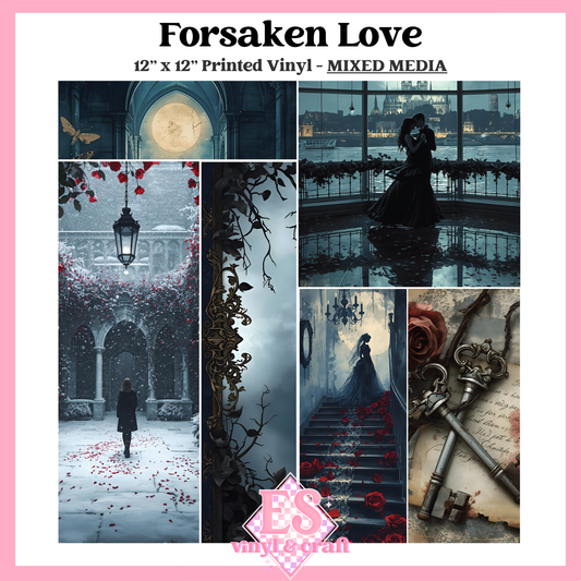 Forsaken Love - Mixed Media Vinyl - 12" x 12" Sheet image 0
