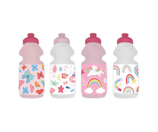 Girls Printed Sports Water Bottle 500ml image 0