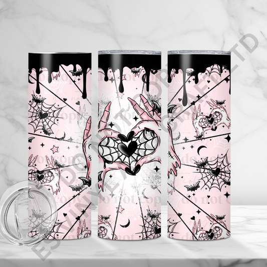 Witch Skellie - Full 20oz Tumbler Sublimation Ready To Print image 0