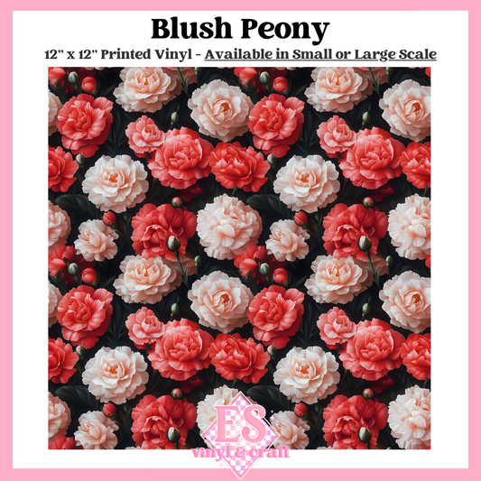 Blush Peony - Small or Large Scale Options - 12" x 12" Sheet image 0