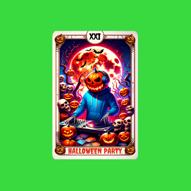 Halloween Tarot Card Decals - Teckwrap Glow in the Dark 3 image 14